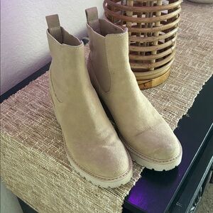 Dolce Vita Tan Ankle Booties